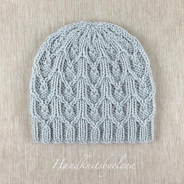 Gray Hat with Cables