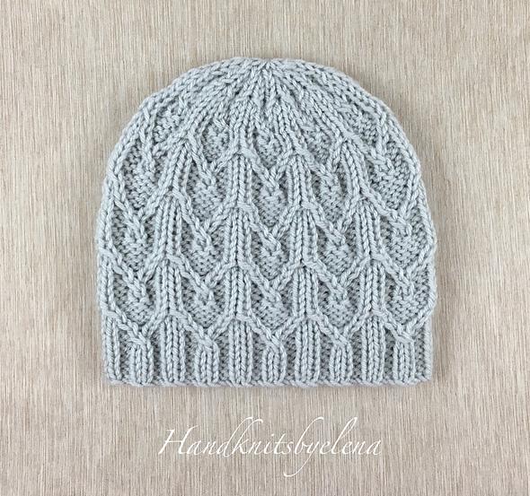 Gray Hat with Cables