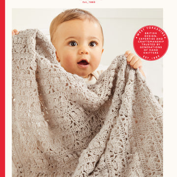 Little Buds Crochet Blanket in Sirdar Snuggly 3ply - 5527 - Downloadable PDF