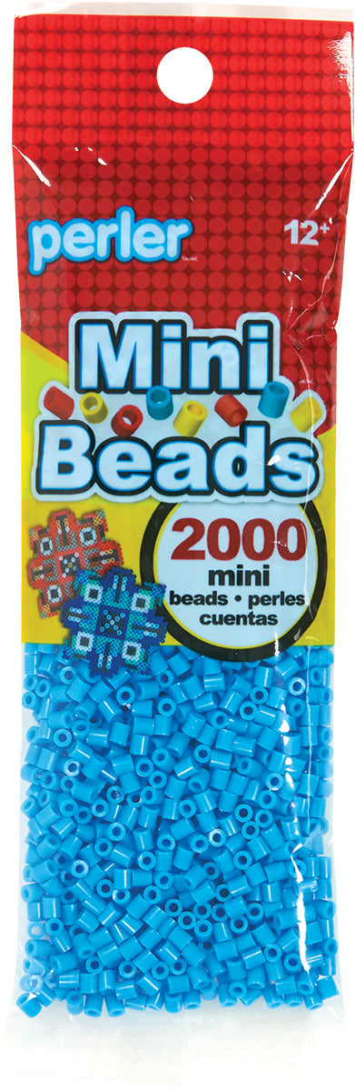 Perler Mini Perler Beads 2000/Pkg - Turquoise