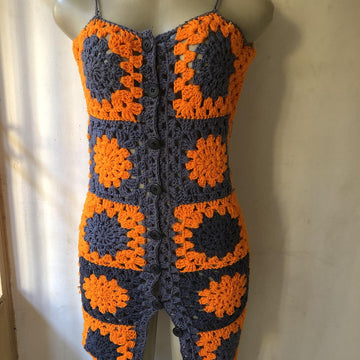Honeywell granny square dress