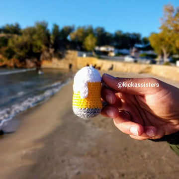 Beer mug keychain