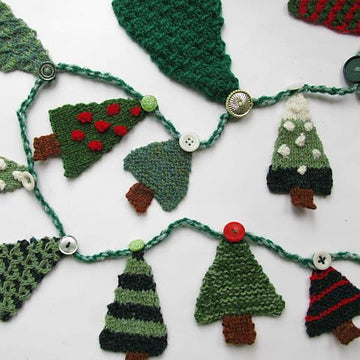 Christmas Tree Advent Garland