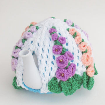 Hollyhock Tea Cosy Knitting Pattern