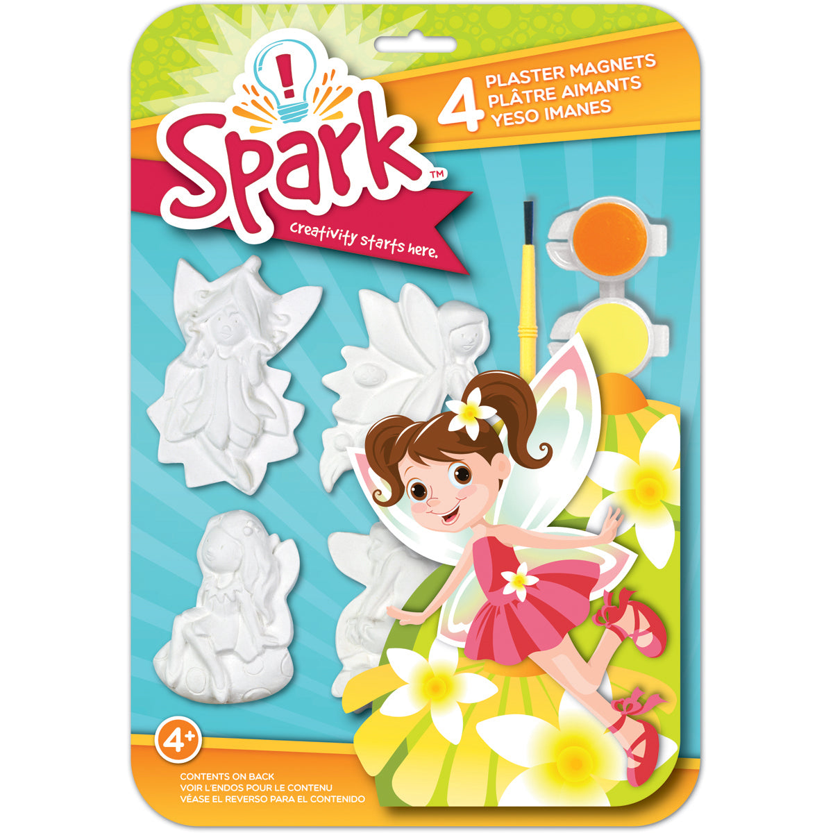 American Crafts Spark Plaster Magnet Kit - Fairy Dust