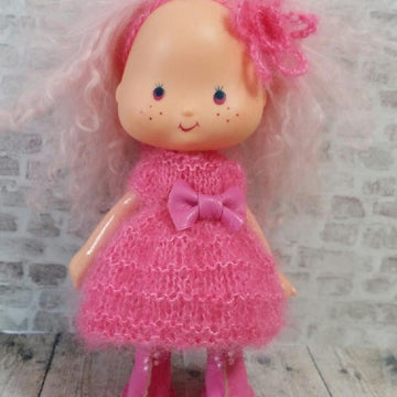 Candy Floss dress and flower headband for Strawberry Shortcake doll