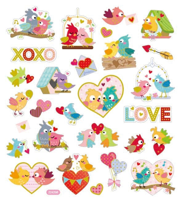 Tattoo King Sticker King Stickers - Bird Love