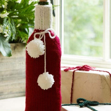 Wrap Your Bottle Cozy in Red Heart Super Saver Economy Solids - LW3664