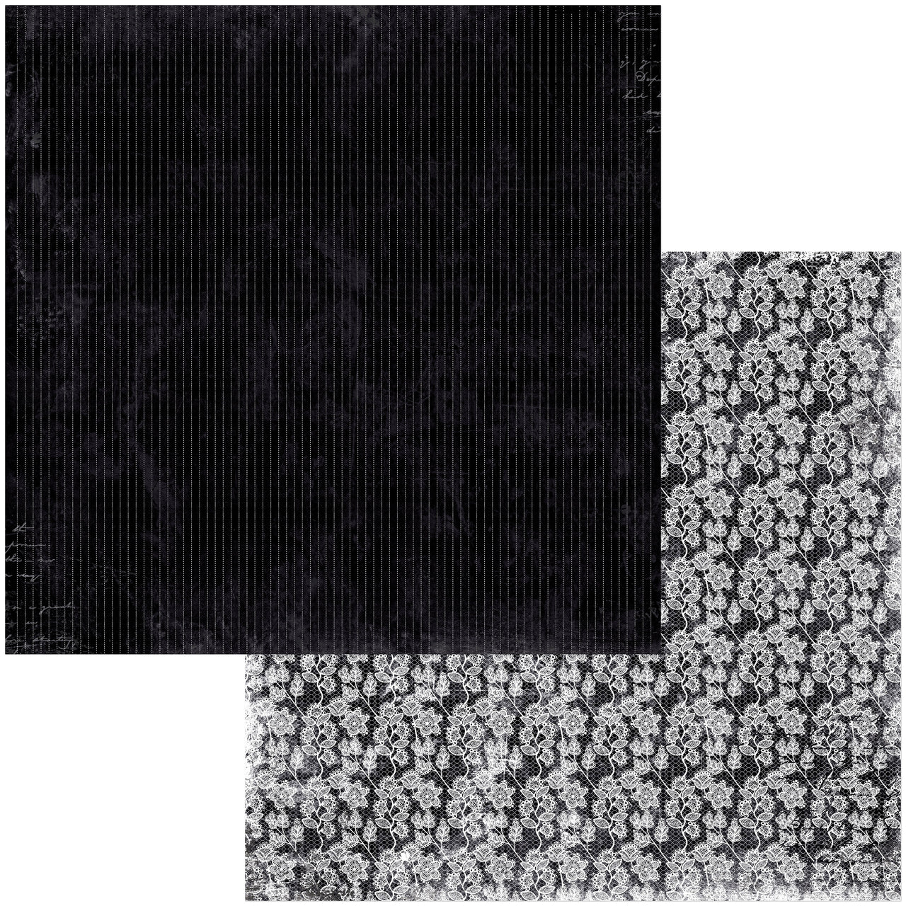 American Crafts Tuxedos & Tiaras Double-Sided Cardstock 12"X12" 25/Pkg - Pinstripes