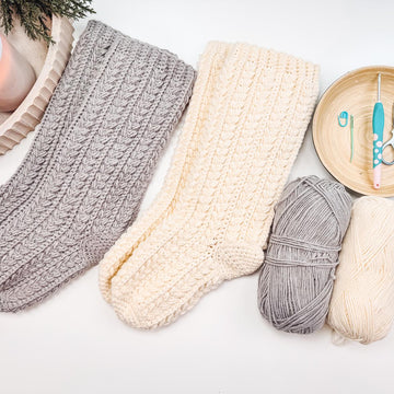 Snowdrift Wheat Slipper Socks
