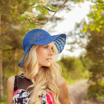 Knitted cotton Summer hat "Merilin"
