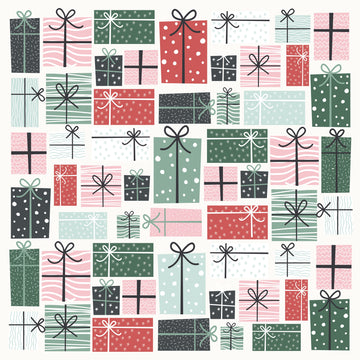 Kaisercraft Peppermint Kisses Double-Sided Cardstock 12"X12" 10/Pkg - Wrapped Up