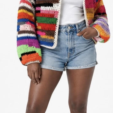 Scrap Crochet Cardigan