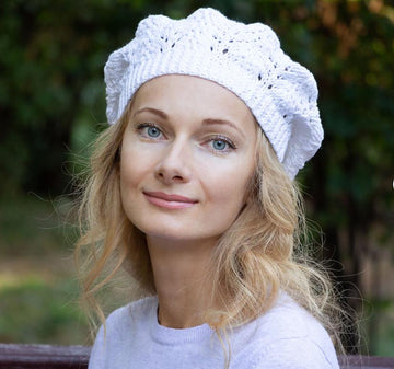 Lace Cotton Beret