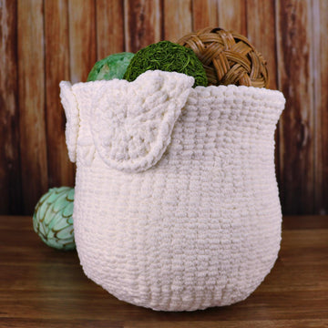 Owl Knit Basket