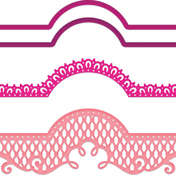 Heartfelt Creations Cut & Emboss Dies - Petite Pocket Accents