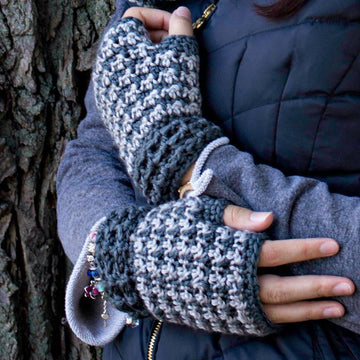 Dogwood Fingerless Gloves