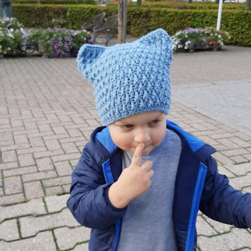 Crochet ears hat