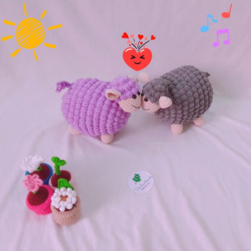 Mother sheep-crochet pattern- PDF file- English