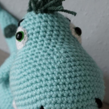 Amigurumi Häkelanleitung Kleiner Dino Rex ♥
