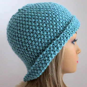 Nastasia – Classy Moss Stitch Cloche