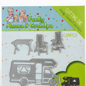 Find It Trading Yvonne Creations Die - Camper, Funky Nanna's