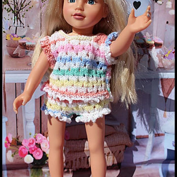 Vest & Pants Sets for 18 inch fashion doll, fits Our Generation & American Girl