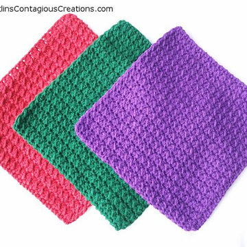 Crunch Stitch Dish Cloth