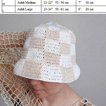 Checkered Bucket Hat
