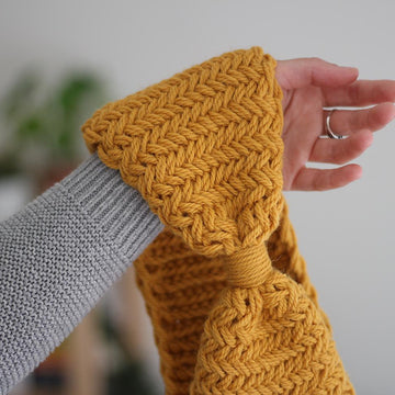 Chunky Herringbone Headband