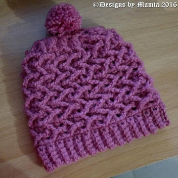 Chunky Cabled Waves Hat | Crochet Pattern