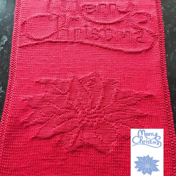 Nr. 347 Rose Merry Christmas guest towel