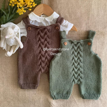 Sunflower Overalls Knitting Pattern