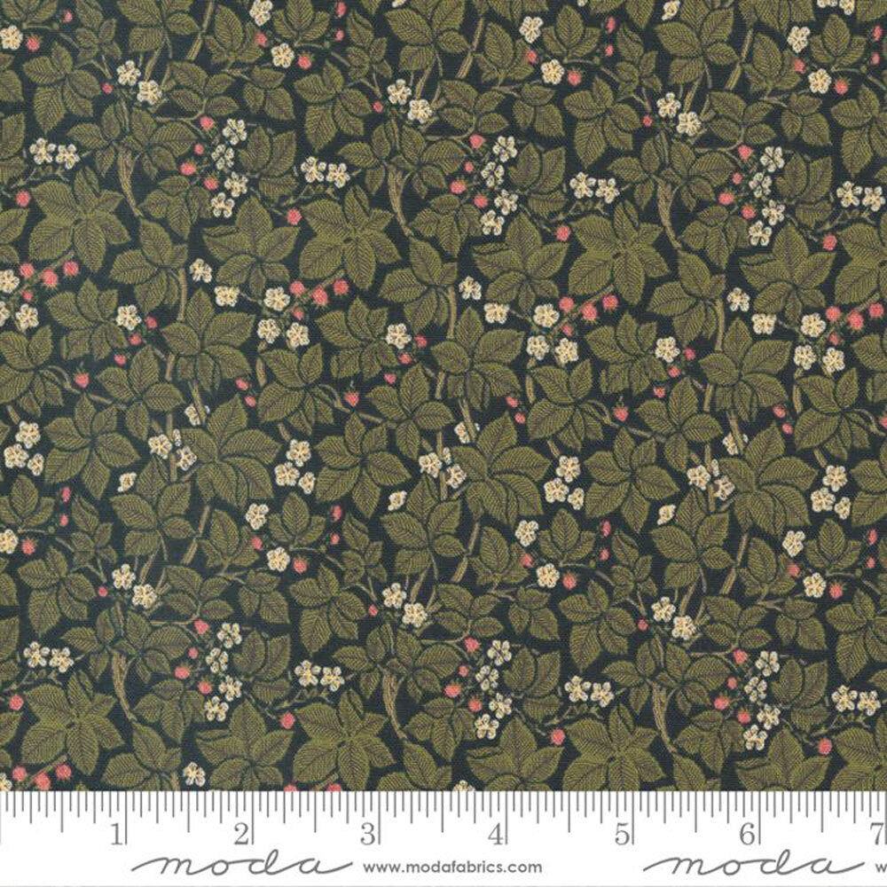 Moda Fabrics Morris Meadow - Damask Black (8375-21)