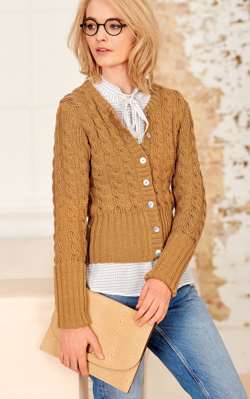 Sweater and Cardigan in Rico Essentials Merino DK - 472 - Leaflet