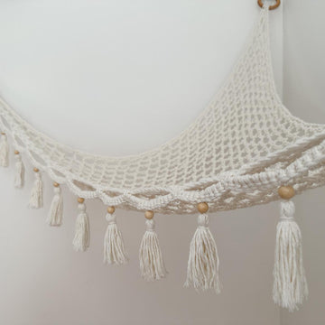 Bohemian Crochet Toy Hammock