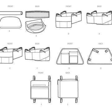 Simplicity Wheeled Walker Accessories S9725 - Sewing Pattern