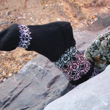 Kasbah Faux Fair Isle Socks