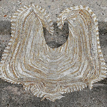 On Silent Wings Shawl