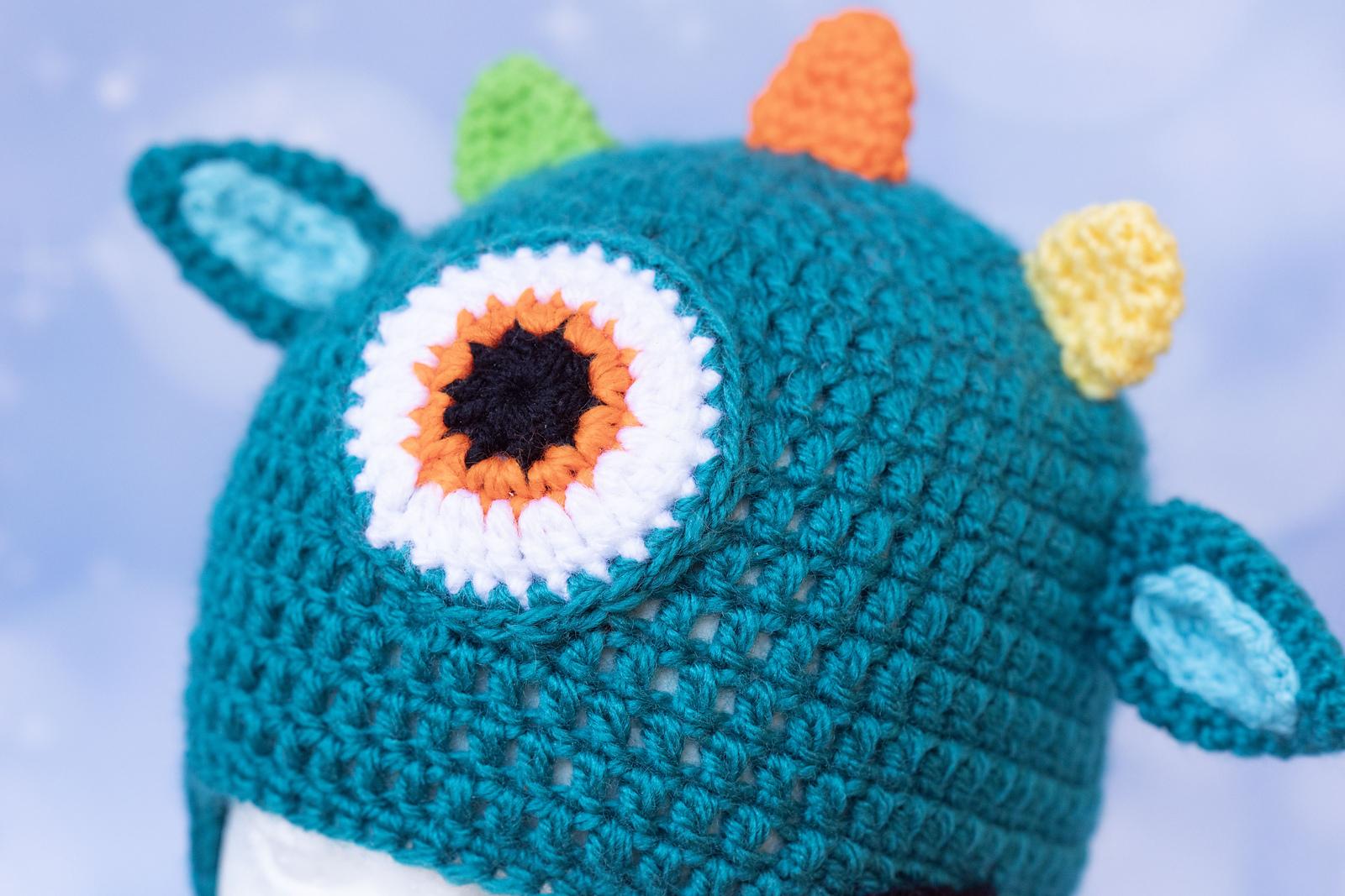 Blue monster hat