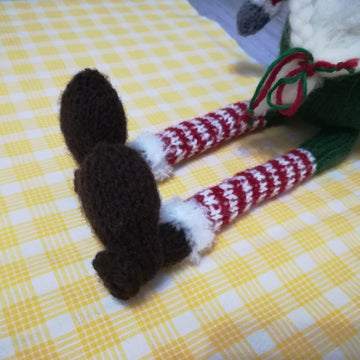 Toy Knitting Patterns Christmas- Knit gnome a cute soft toy a gift for son