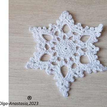 Crochet snowflake 25
