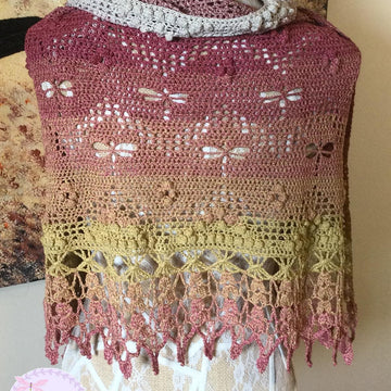 Lost in the Dragonfly Labyrinth Shawl
