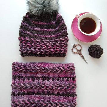 Banded Braids Cowl