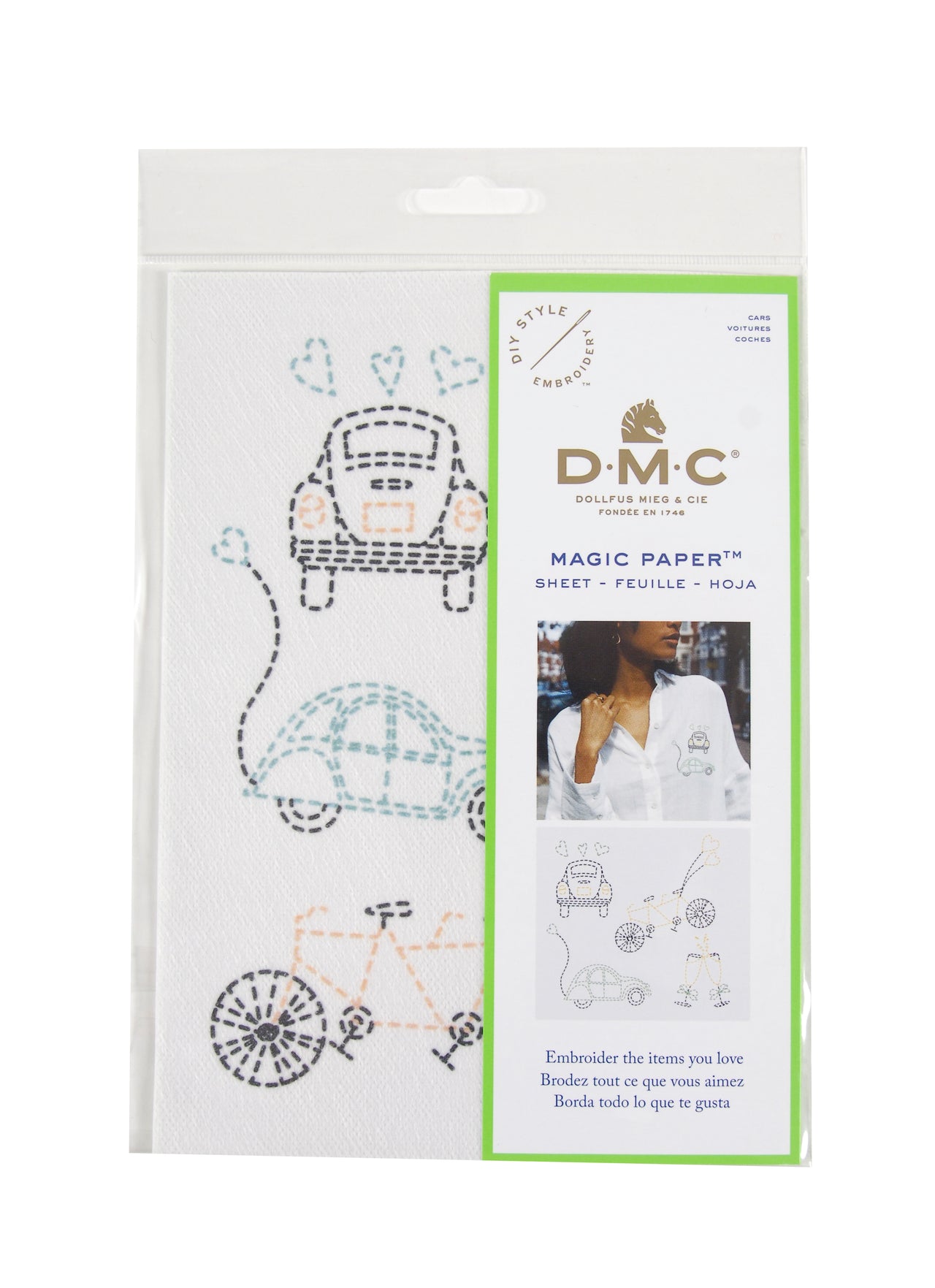 DMC Magic Paper Wedding Embroidery Sheet