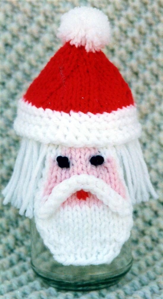 Santa Jar Topper