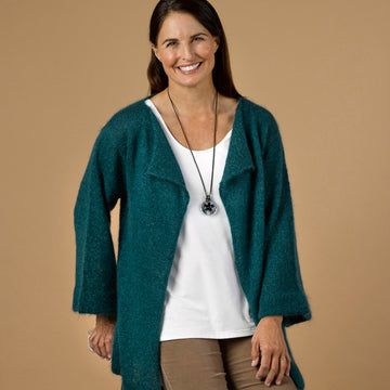 Glacial Cardigan in Valley Yarns Southampton - 1052 - Downloadable PDF