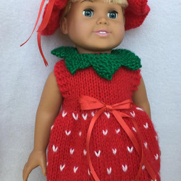 It's "Berry Cute" - Knitting Patterns fit American Girl and other 18-Inch Dolls - Immediate Download - PDF