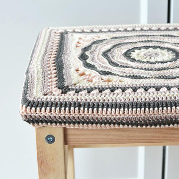 Oceanic Rose 12'' Afghan Square