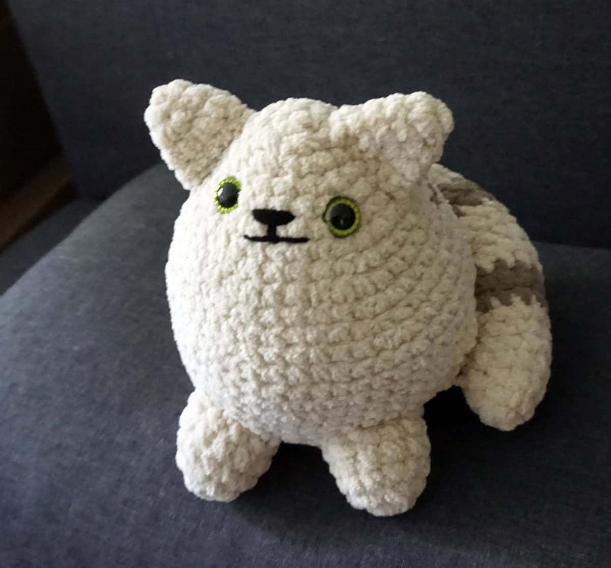 Crochet Pattern Chubby Cat Amigurumi (PDF, Beginner-Friendly)